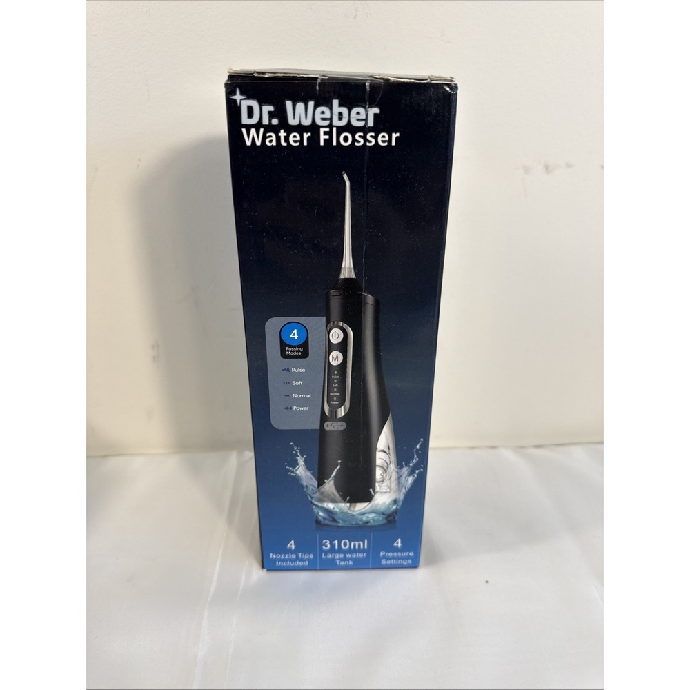 Water Flosser for Teeth Cleaning 4 Modes Rechargeable Oral Irrigator 4‎ Tips